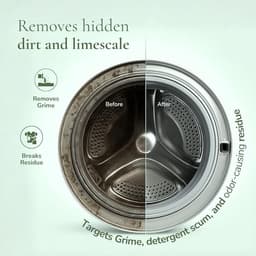 Eco-Friendly Washing Machine Tub & Drum Cleaner Tablets | Deep Cleaning for Top & Front Load | Removes Odor & Limescale | Washing Machine Cleaning Tablet for Hygienic Drum thumbnail 2